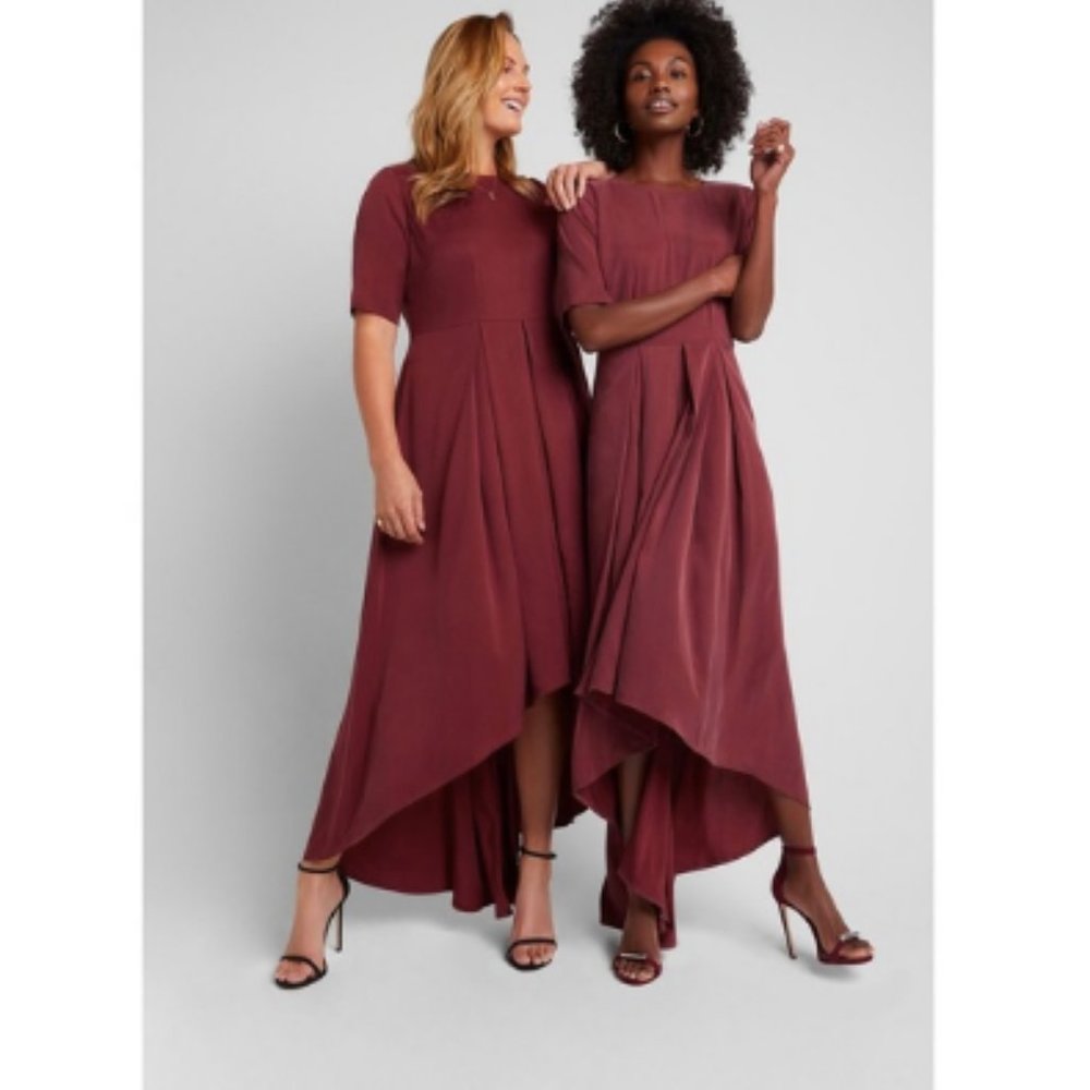 NWT Universal Standard x Goop Red High Low Dress